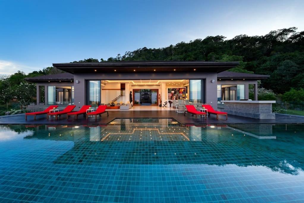 Stunning 4Br Sea-View Villa Ko Samui Exterior foto