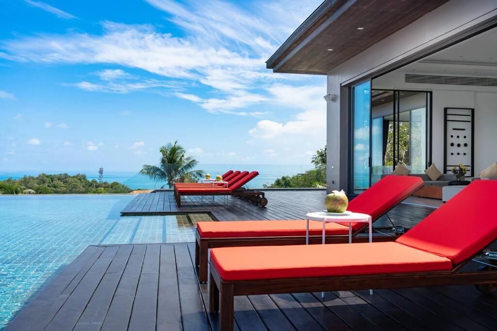 Stunning 4Br Sea-View Villa Ko Samui Exterior foto